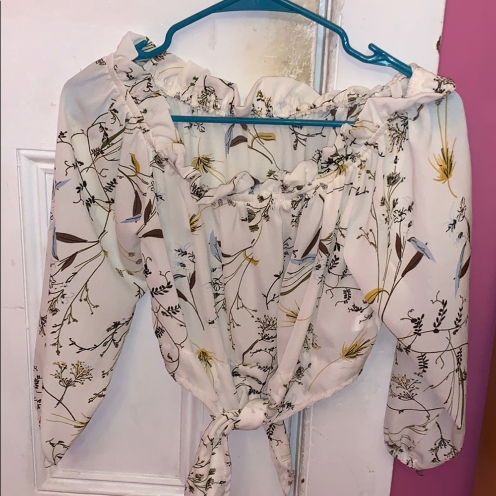 off the shoulder never worn before blouse